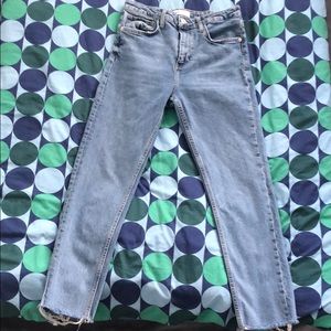 Zara high rise jeans - mom fit